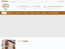 Tablet Screenshot of hostalsaphi.com